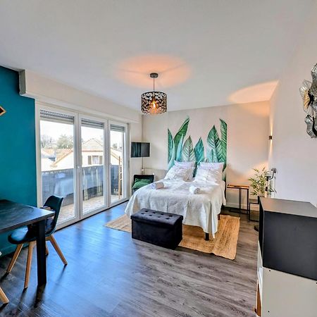 Studio Cosy Avec Balcon Avec Parking Gratuit Proche Centre Sportif Et De La Route Des Vins Alsace Mulhouse Eksteriør billede